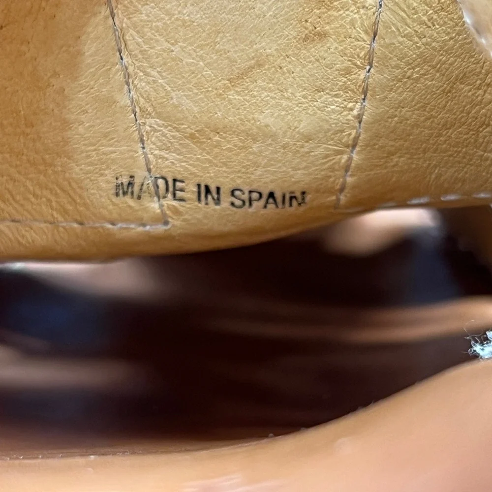 Pikolinos Mens Tarifa Tan Brown Leather Fisherman Sandals Size 43 Made in Spain